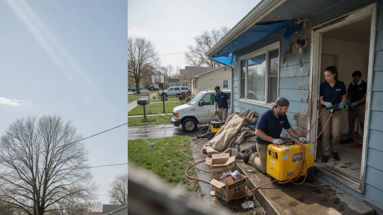 Basement Flood Cleanup in Calera, OK near me
